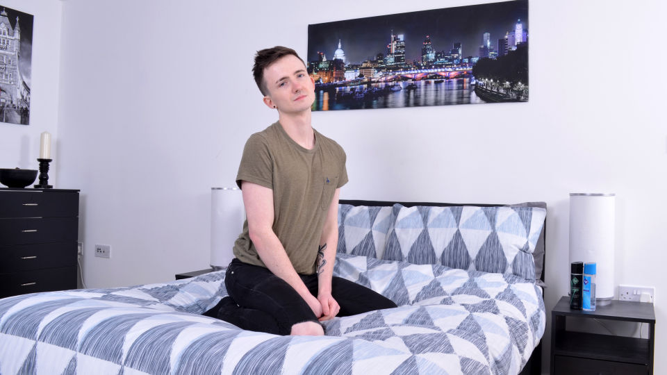 Interviewing Energetic Twink Alex