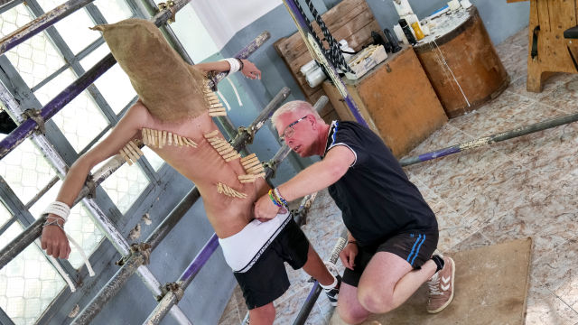 Tormenting A Hung Twink Captive - Part 1