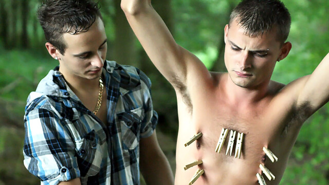 Tony Tied Up & Abused By Luke