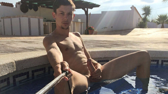 Big Cum Pumping Outdoors