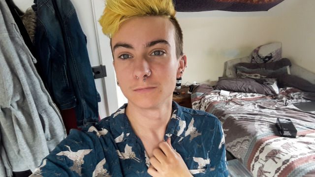 Trans Boy Olly In The Shower