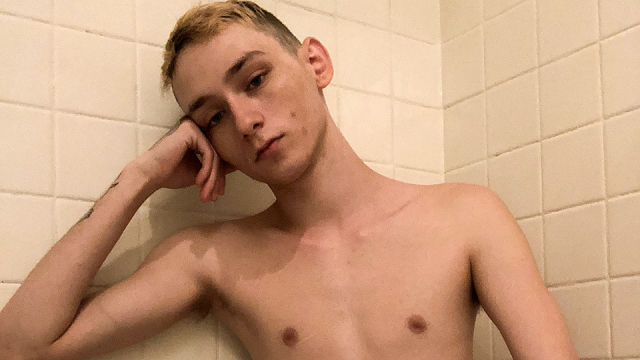 Stroking Out A Load In The Bathroom
