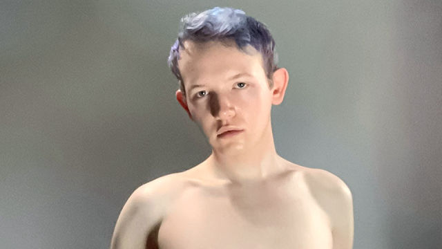 Cute Boy Conor In The Shower
