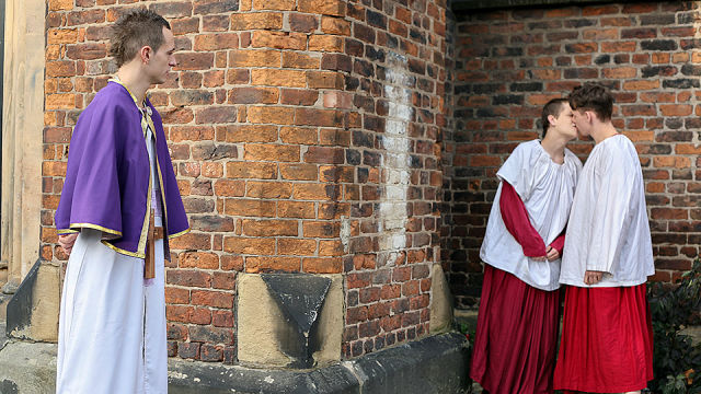 Big Priest Cock Is Irresistible!