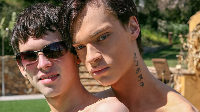 Two Cute British Boys With Big Dicks