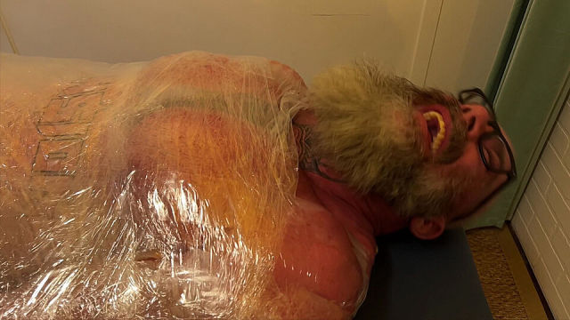 Rick Mummified For Halloween