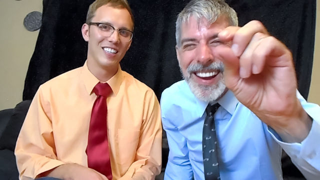 Giant Coworkers Give You Your Annual Peer Review