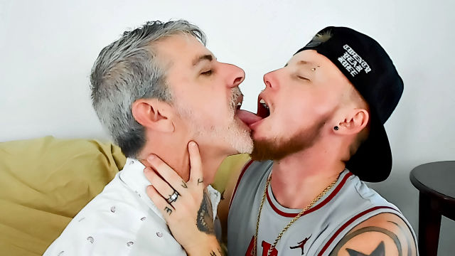 Hot Gay Kissing With JC & Richard